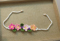 Crochet Pet Collar/Neckwear/Bib - Flowers in Spring - 100% handmade