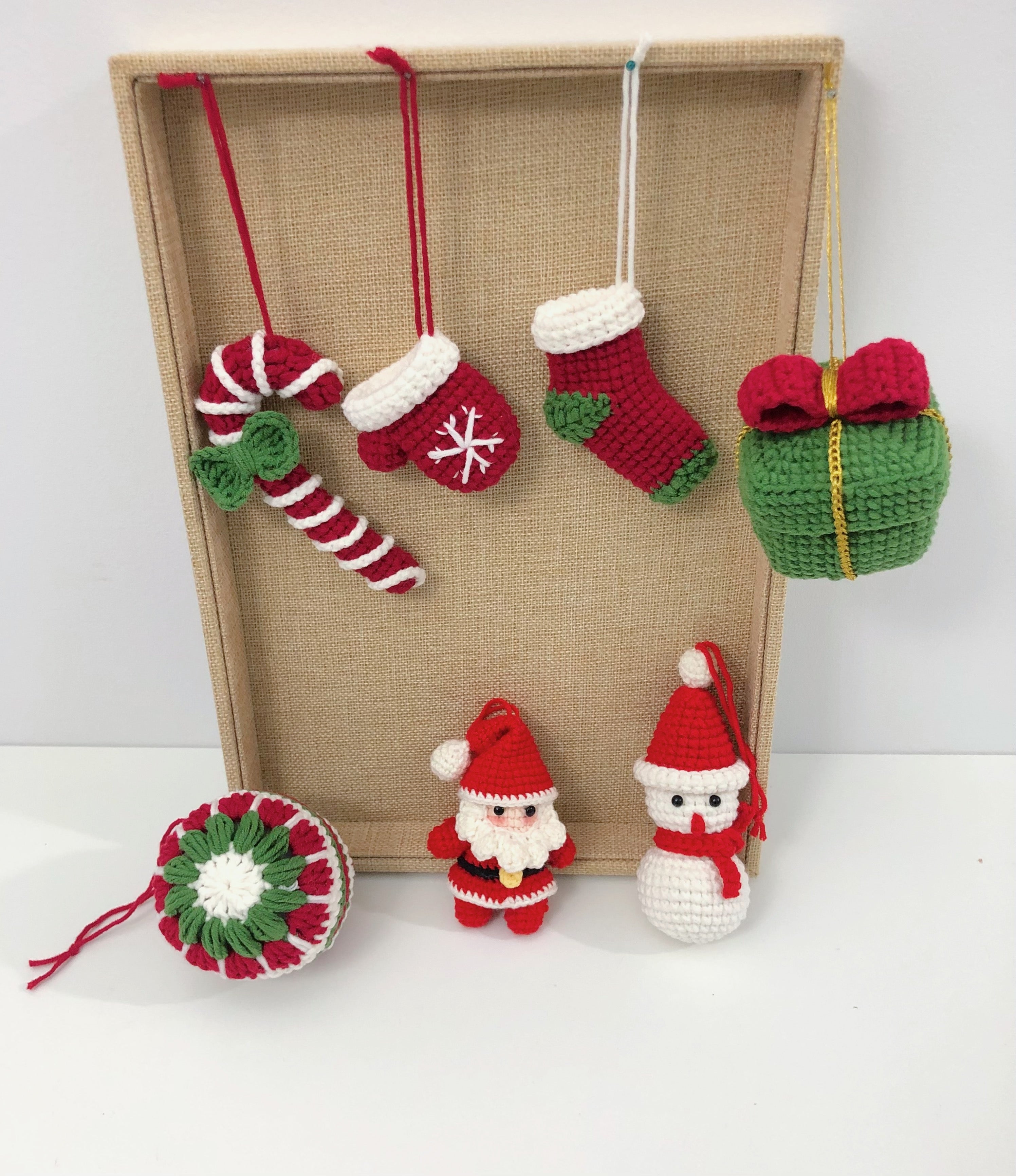 Crocheted Christmas decoration/Christmas tree decoration/Christmas gifts - Merry Christmas