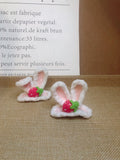 Crochet/Handmade Hair Clips/Hairpin - Rabbit Ears
