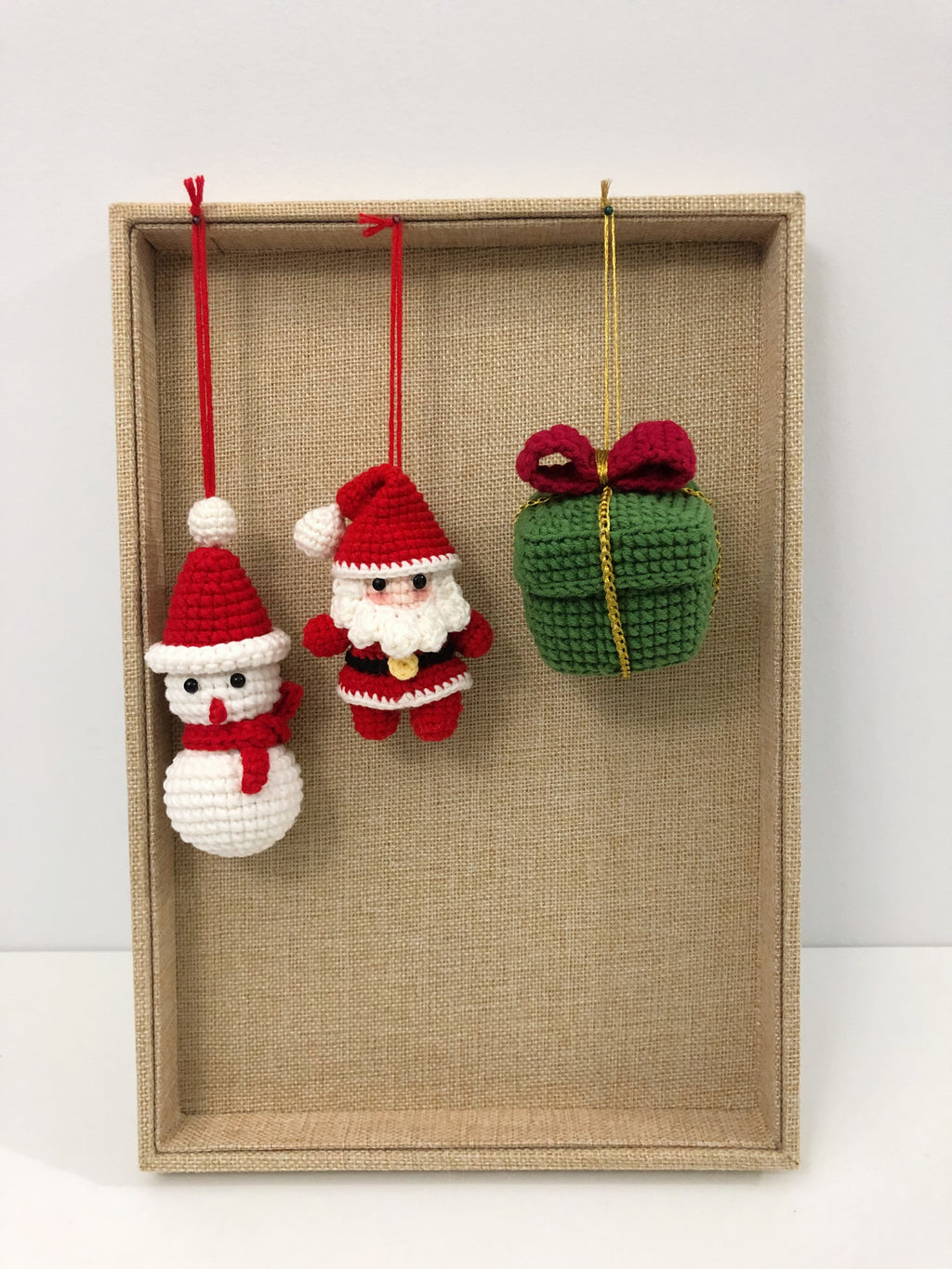 Crocheted Christmas decoration/Christmas tree decoration/Christmas gifts - Merry Christmas