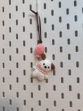Crochet Car Rearview Mirror Accessory/Charm/Decoration/Pendant - Puppy with Balloon