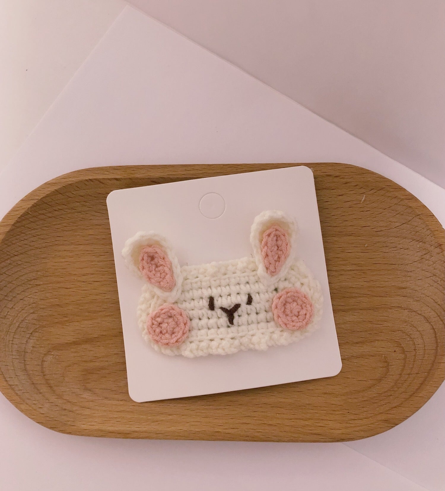 Crochet/Handmade Hair Clips/Hairpin - Long-eared Rabbits/Bunny-Gifts to Kids/Girls