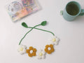 Crochet - Floral Pet Bib-100% handmade