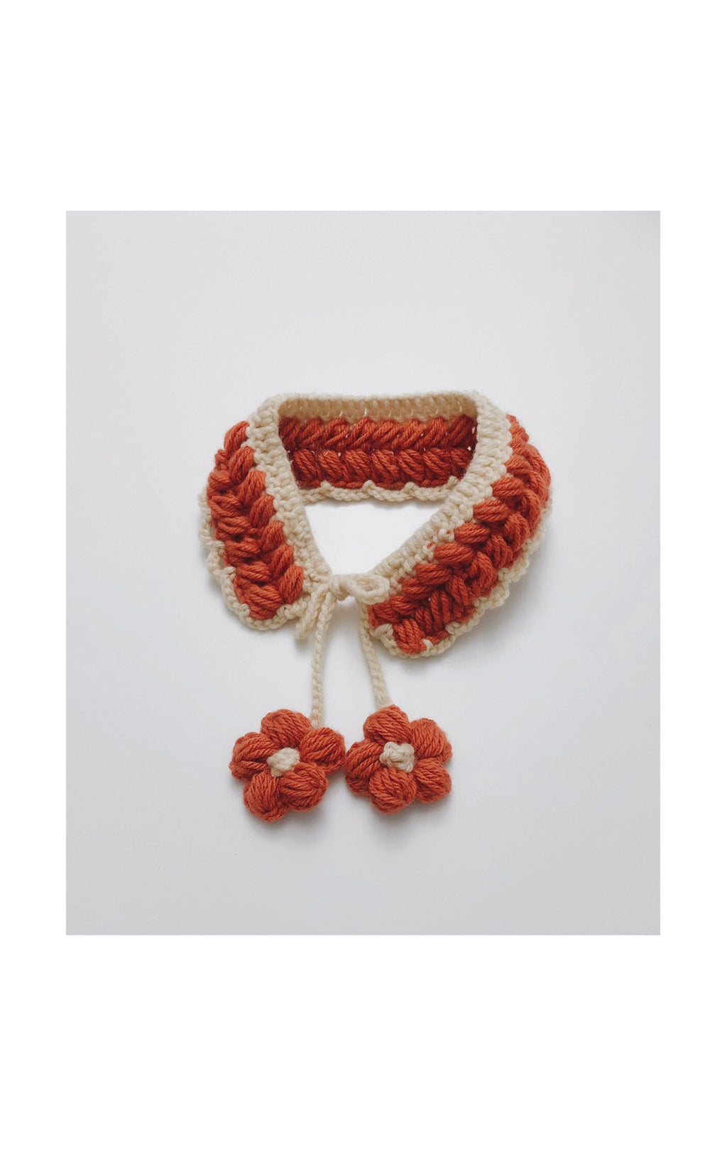 Crochet Pet Bib - Wheat in Autumn - 100% Handmade