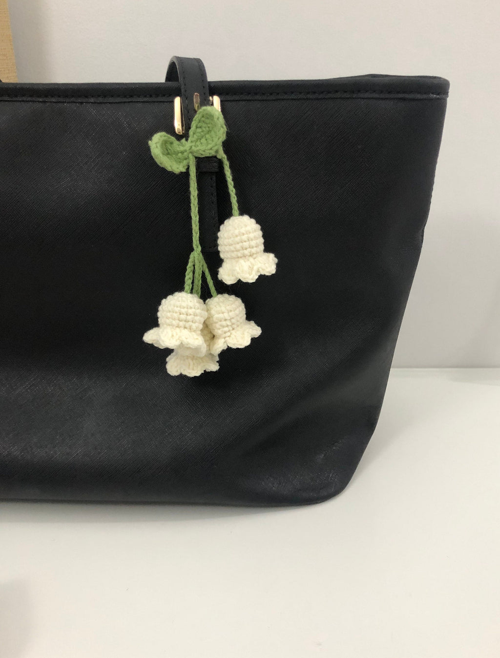 crochet bag accessories/decoration/hangings/ornaments - Lily of the valley - 100% handmade