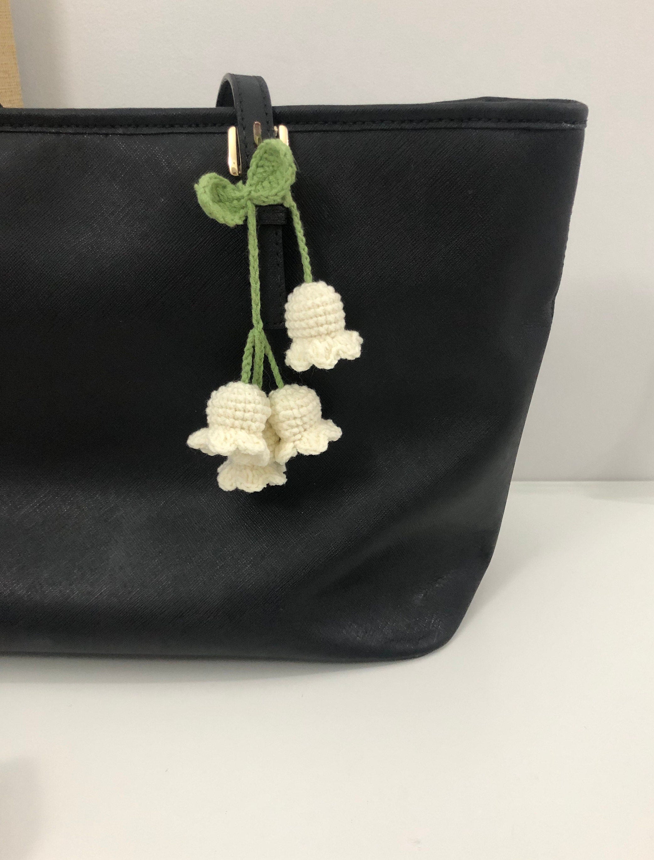 crochet bag accessories/decoration/hangings/ornaments - Lily of the valley - 100% handmade