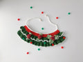 Crochet Pet Bib/Collar/Neckwear - Christmas Candies and Berries - 100% handmade