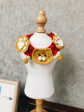 Crochet Pet Bib/Collar/Neckwear - Tiger - 100% handmade - Tiger Face - Tiger Paw