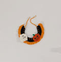 Crochet pet bib/collar/neckwear - Halloween- Pumpkin and Ghost - 100% handmade