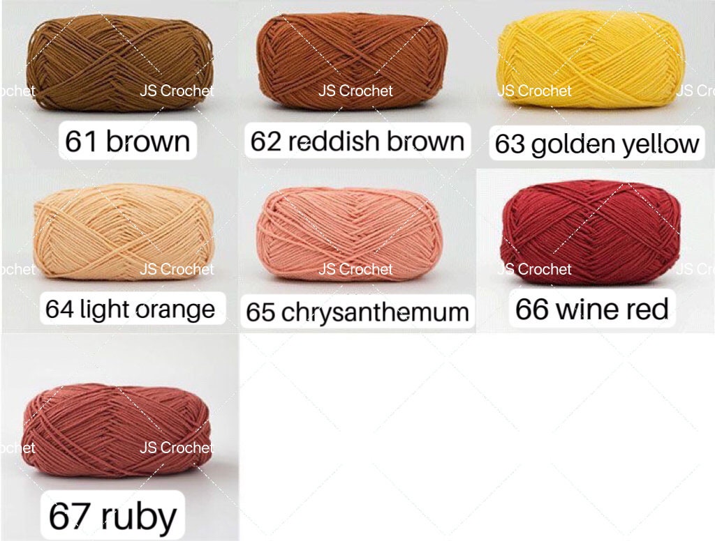 4-ply Yarn for Crochet/ Handmade/DIY - Milk Cotton-Ideal for Crochet Beginner