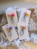 Crochet/Handmade Hair Tie/Hair Rope - Tulips - Gifts to Kids/Girls
